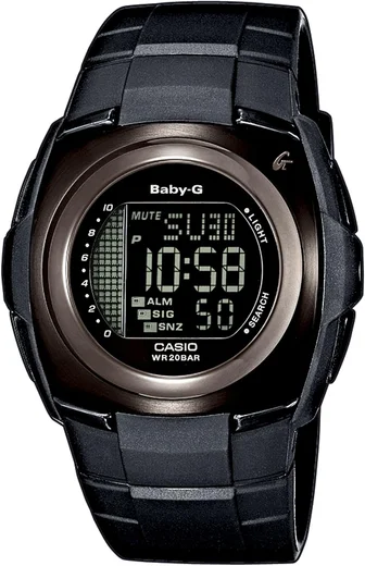 Ceas electronic Casio Baby-G BG-1224B-1, carcasa plastic, bratara plastic