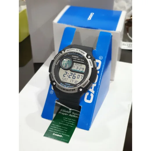Ceas electronic Casio Collection CPA-100-1A, carcasa plastic, bratara plastic