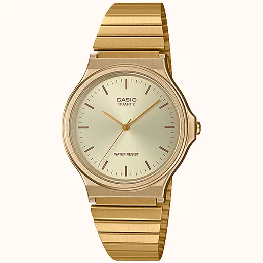 Ceas quartz Casio Classic MQ-24G-9, carcasa plastic, bratara otel inoxidabil