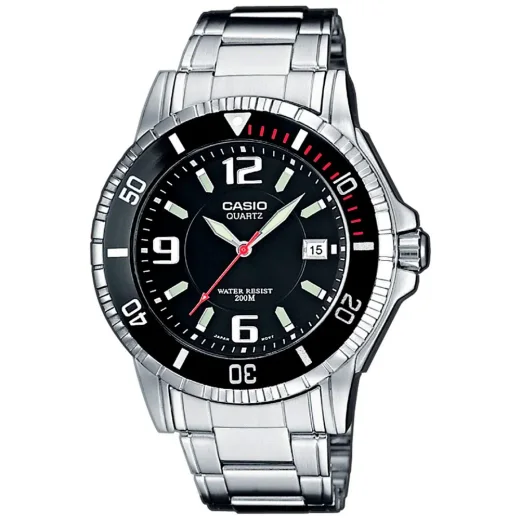 Ceas quartz Casio Collection MTD-1053D-1A, carcasa otel inoxidabil, bratara otel inoxidabil