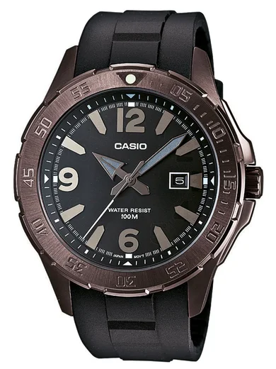 Ceas quartz Casio Collection MTD-1073-1A1, carcasa otel inoxidabil, bratara cauciuc