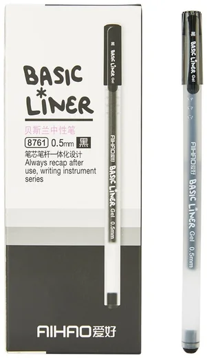 Pix gel Aihao 0. 5 mm, negru