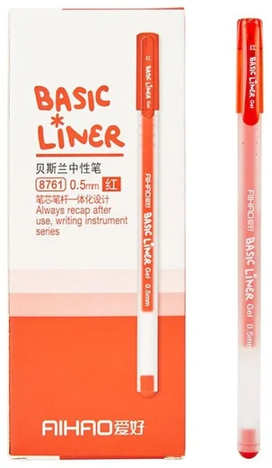 Pix gel Aihao 0. 5 mm, rosu