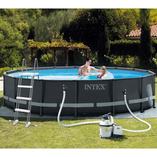 Piscina cu cadru Intex 26326 Ultra XTR Frame Pool 488x488 cm 122 cm 19156 9201542, 19156 l