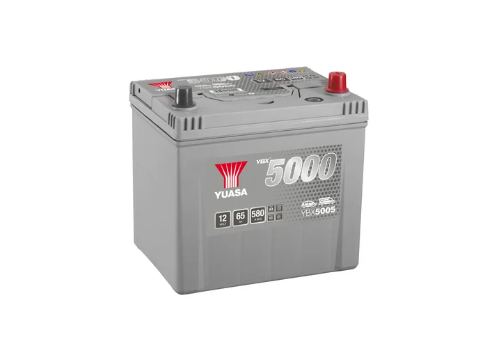 Acumulator Yuasa YBX5000 Silver High Performance SMF 65 Ah 550 + (YBX5005), 550 A, dreapta